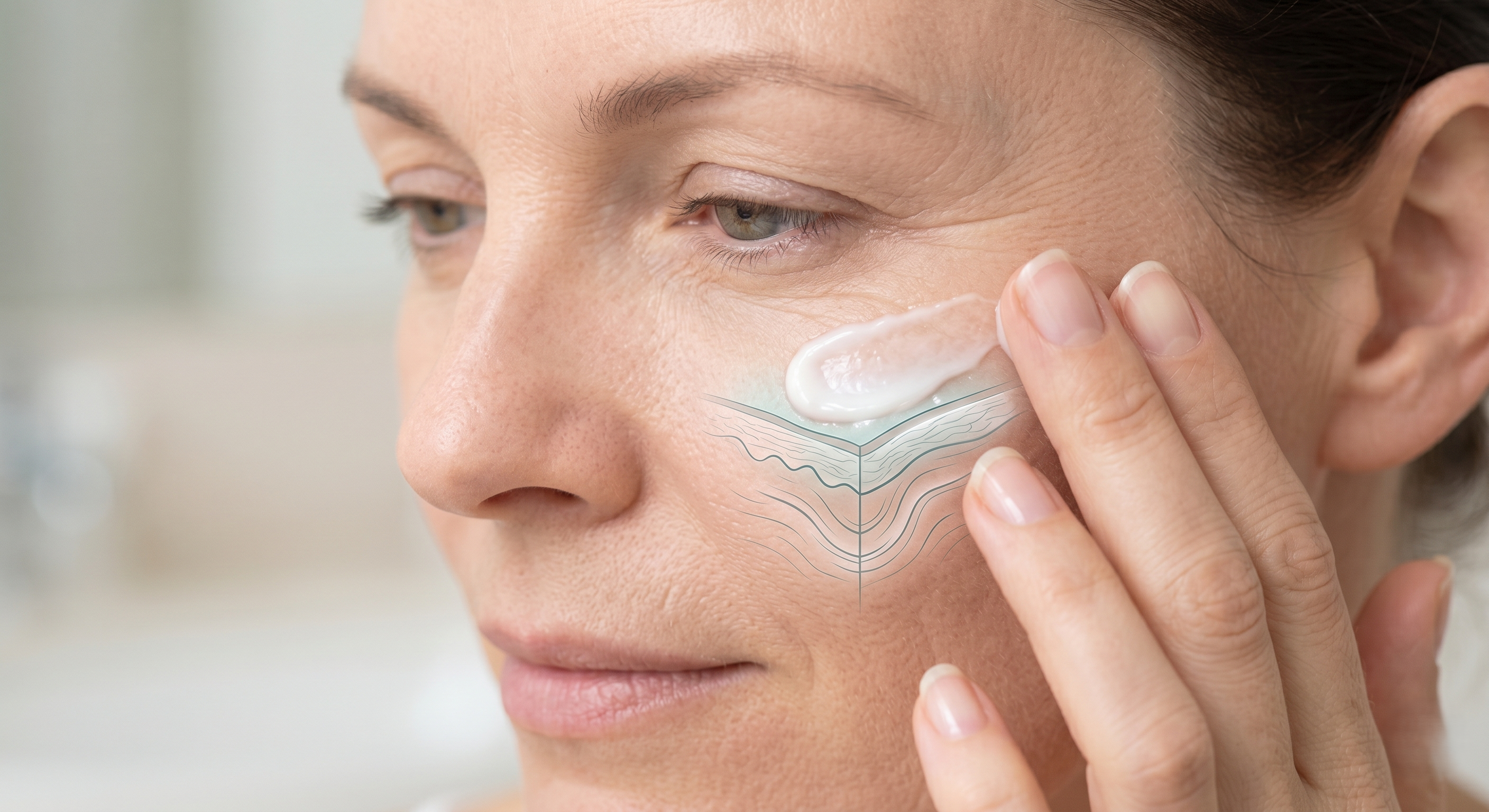 Applying Cream
